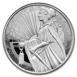 1 oz PAMP Lady of Liberty Silver Round