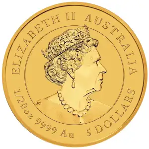 Any Year 1/20oz Gold Australian Perth Mint Nugget, Kangaroo, or Lunar Coin