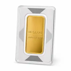Generic 50g Gold Bar - Any Brand In Assay (Carded)
