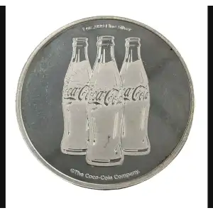 1oz Coca Cola Silver Round