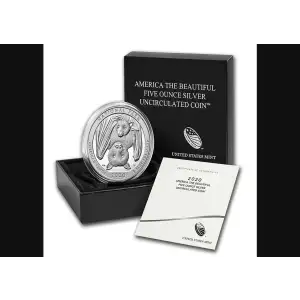 5oz America the Beautiful Silver Coin - Any Year