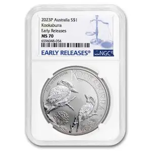 Representative 1 oz Australian Perth Mint silver coin certified by NGC