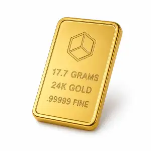 17.7g 24K Gold Bar (.99999 Fine)
