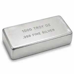 1000oz Generic Silver Bar
