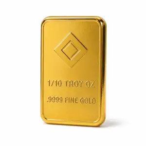 Generic 1/10oz Gold Bar (No Card)