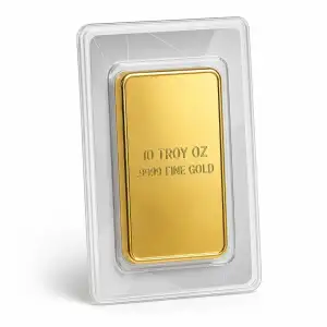 Generic 10oz Gold Bar - Any Brand In Assay (Carded)