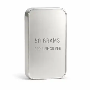 50g Generic Silver Bar