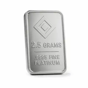 2.5g Generic Platinum Bar