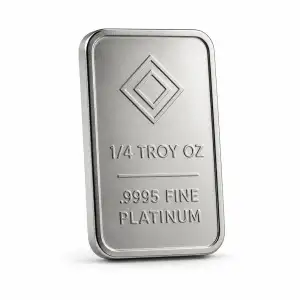1/4oz Generic Platinum Bar