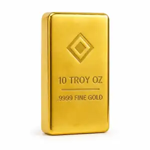 Generic 10oz Gold Bar (No Card)