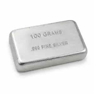 100g Generic Silver Bar