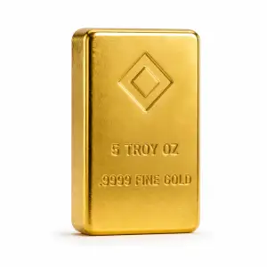 Generic 5oz Gold Bar (No Card)