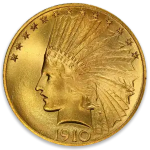 Indian $10 (1907 - 1933) - Circ