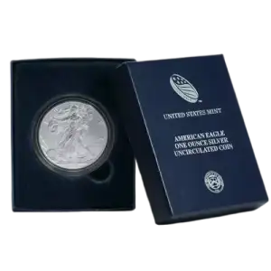 1oz Silver Eagle  Burnished- with Original Govt Packaging
