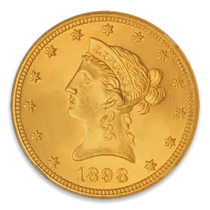 Liberty Head $10 (1838 - 1907) - Circ