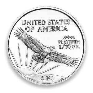 1997 1/10oz American Platinum Eagle (2)